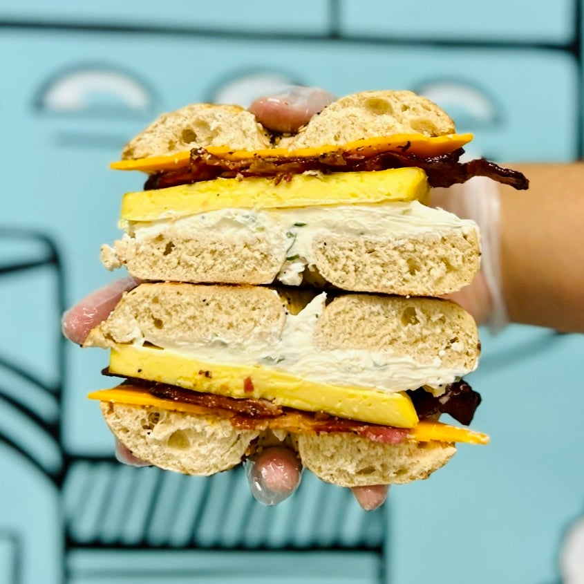 Long Islander sandwich from Libertalia Coffee & Bagels